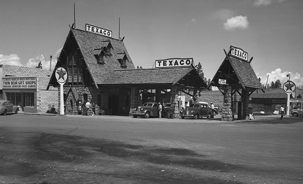 Eagles Store and Texaco Service Station, West Yellowstone, Montana