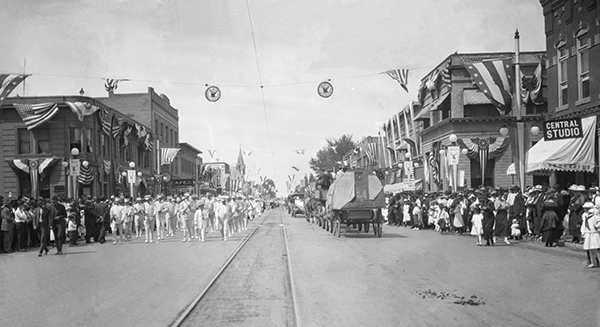 Parade on Main Street, Bozeman, Montana