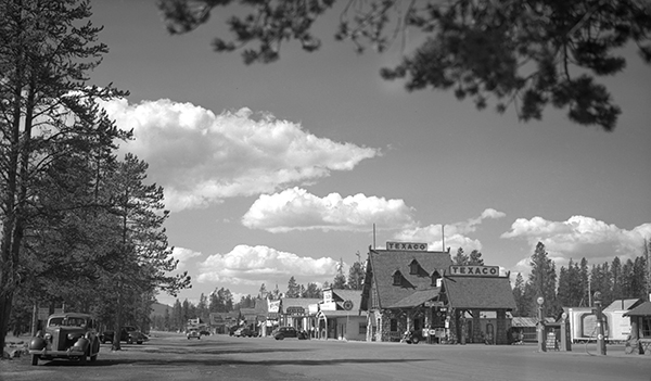 View of Main St. in West Yellowstone, Montana