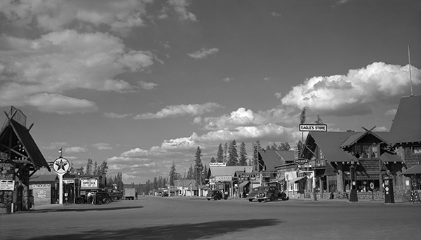 Eagles Store and Street Scene, West Yellowstone, Montana