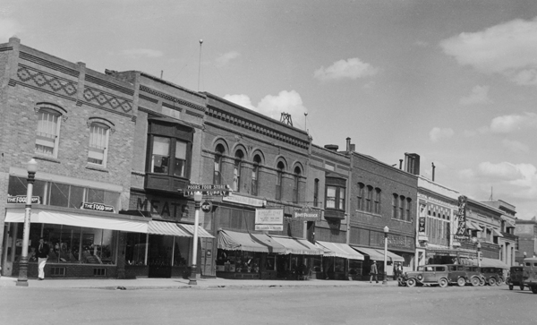 View of Downtown Buildings on the North Side of Main Street, Bozeman, Montana