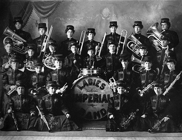 Group Portrait of the Ladies Imperial Band, Bozeman, Montana