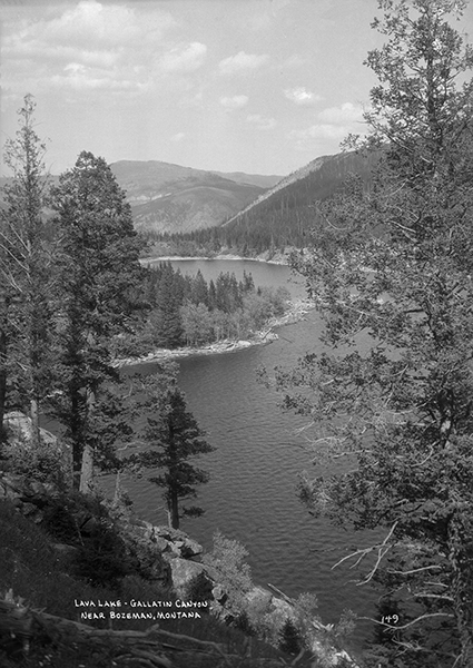 View of Lava Lake in the Gallatin Canyon, Bozeman, Montana