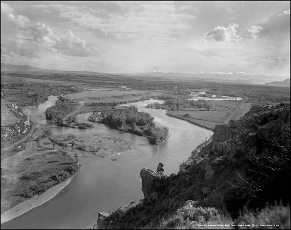 View of the Headwaters of the Missouri River, Three Forks, Montana