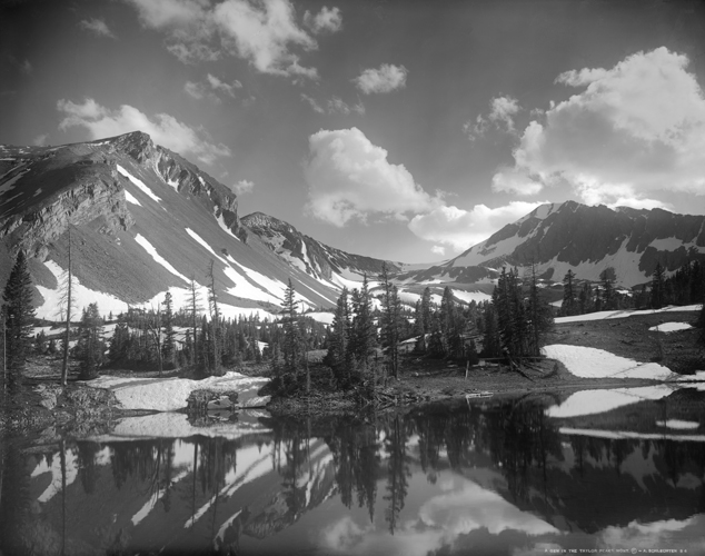 A Mountain Lake in the Taylor Peaks, Madison Range, Montana