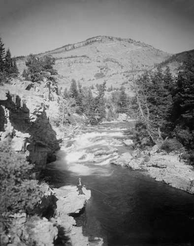 Boulder River near Natural Bridge Falls, Sweet Grass County, Montana