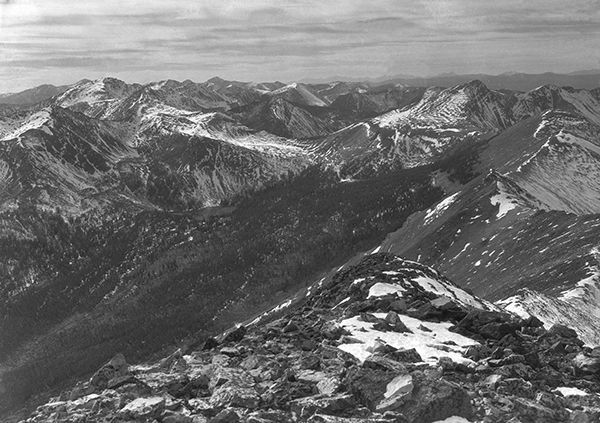 View from the top of Mount Haggin Near Anaconda, Montana