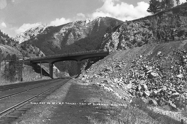 Northern Pacific Railroad Tracks. Rocky Canyon, Montana