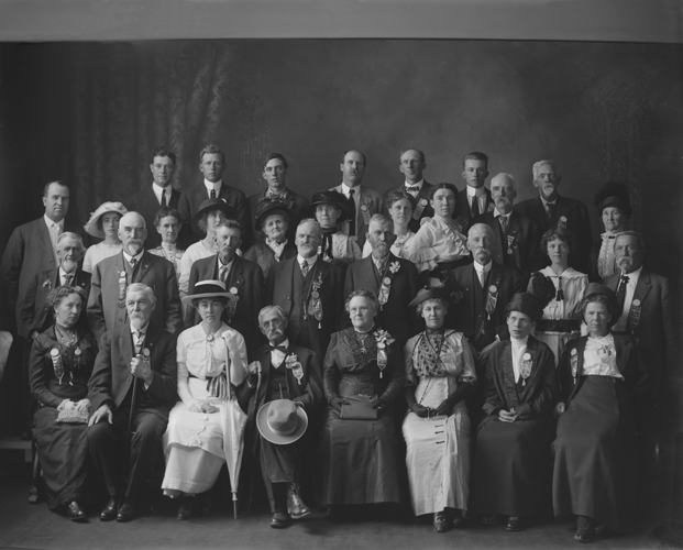 Group Portrait Society of Montana Pioneers, Unknown Location