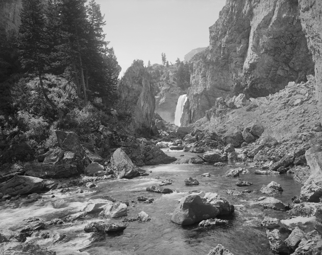 Natural Bridge Falls on the Boulder River, south of Big Timber, Montana