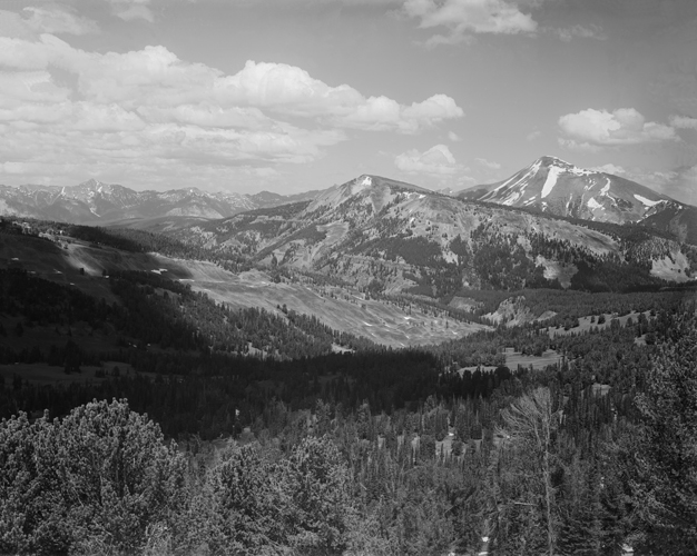 Lone Mountain, Big Sky in the Gallatin Canyon, Madison Range, Montana