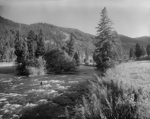 Middle Creek From Chisholms, Hyalite Canyon, Gallatin Range, Montana
