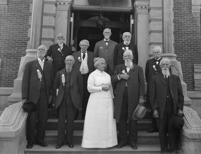 Group Portrait of Montana Pioneers, Bozeman, Montana