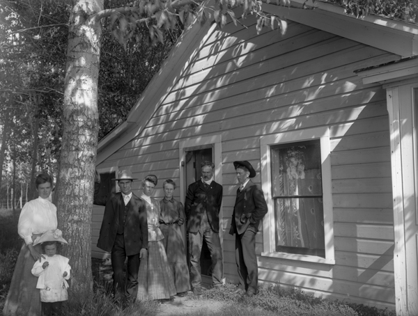 Kieney Family at Lamme Ranch Near Bozeman, Montana