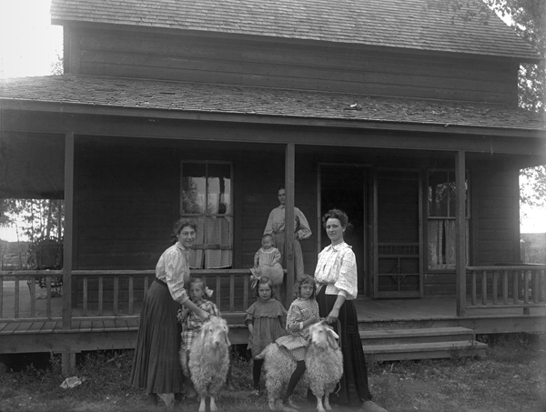 Smart Family at Lamme Ranch Near Bozeman, Montana