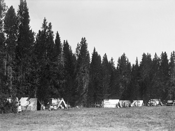 Chisholms Camp up Hyalite Canyon, Bozeman, Montana