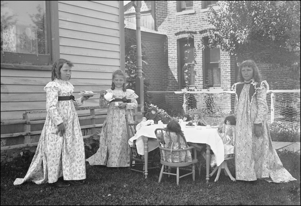 Harmon Sisters With Their Dolls, Bozeman, Montana
