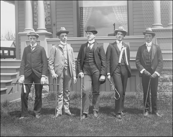 The Five BCC Boys, Bozeman, Montana