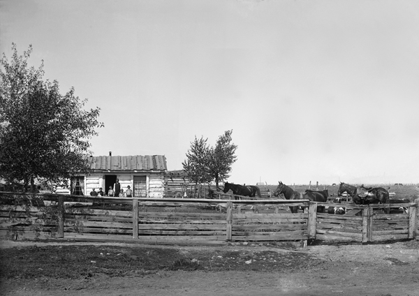 Group in Front of Maybell House, Bozeman, Montana