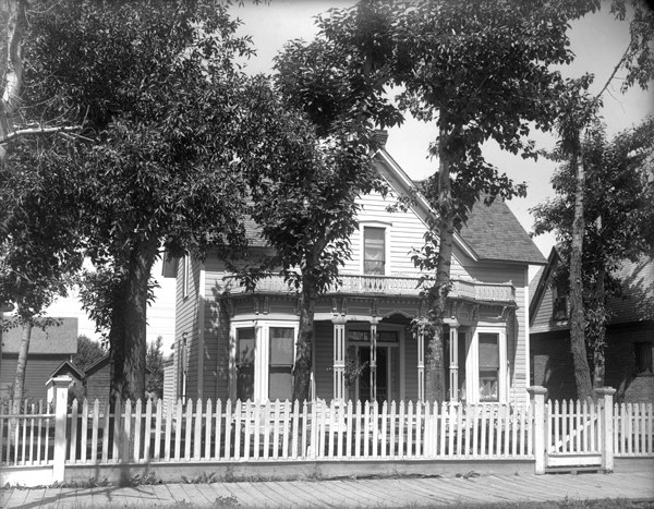 Bazinsky House With Picket Fence, Bozeman, Montana
