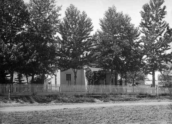 The May House With Picket Fence, Bozeman, Montana