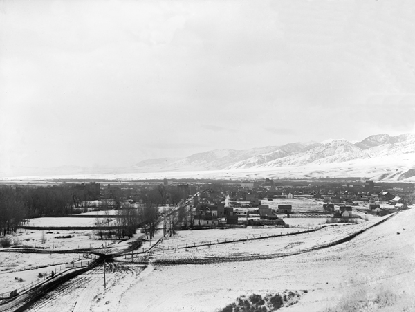 View of Bozeman in Winter, Bozeman, Montana