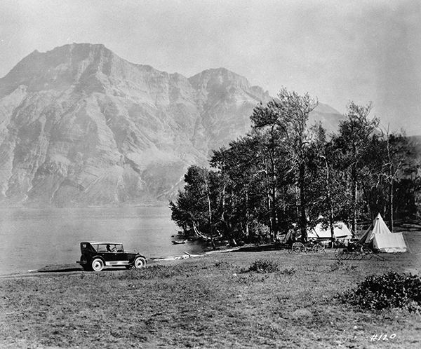 Camping at Glacier National Park, Montana