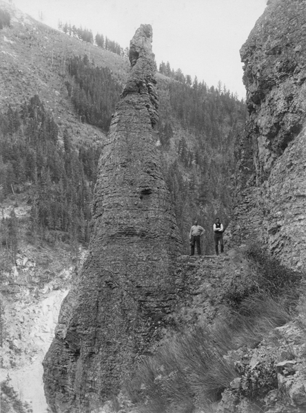 Pinnacle at Entrance to Bridger Canyon, North of Bozeman, Montana