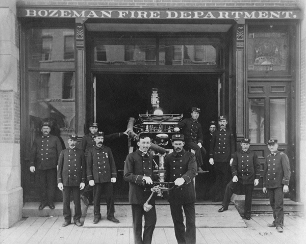 Group Portrait of Bozeman Fire Department, Bozeman, Montana