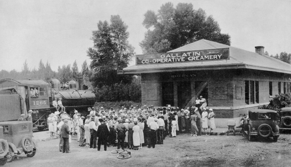 Grand Opening of Gallatin Cooperative Creamery, Bozeman, Montana