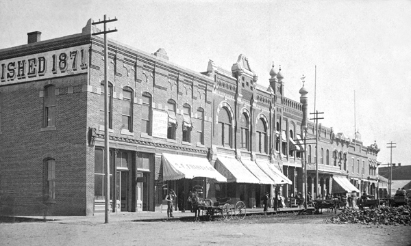 View of Buildings on Main Street, Bozeman, Montana