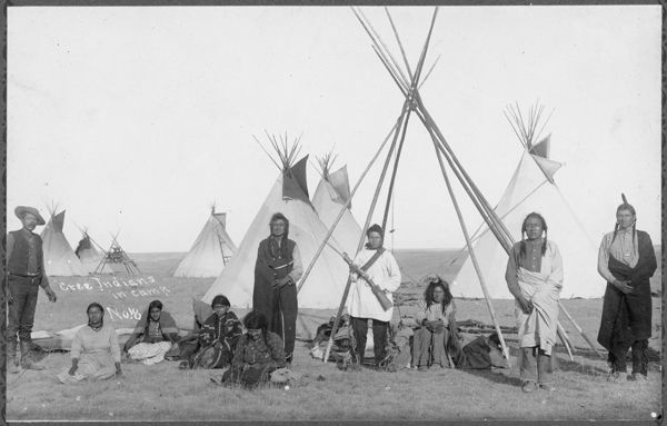 Cree Indian Camp, Unknown Location, Montana