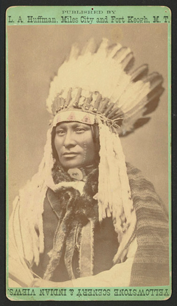 Portrait of Rain in the Face, Sioux Chief, Miles City, Montana Territory