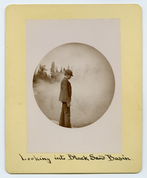 Looking Into Black Sand Basin, Yellowstone National Park, Wyoming Territory