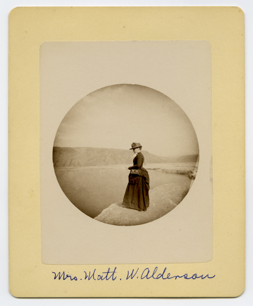 Mary Long Alderson, Yellowstone National Park, Wyoming Territory