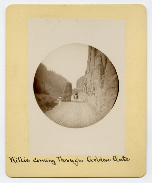 Willie Coming Through Golden Gate, Yellowstone National Park, Wyoming Territory