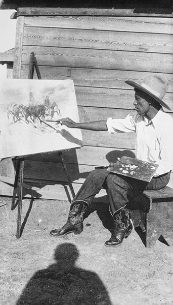 William Standing, Artist At Work, Unknown Location
