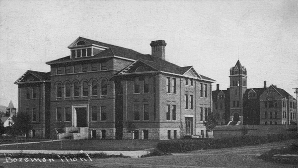 Gallatin County High School, Main Street, Bozeman, Montana