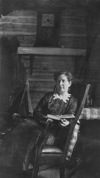 Mrs. Cora (Franklin) Blanchard, Gallatin Canyon, Montana