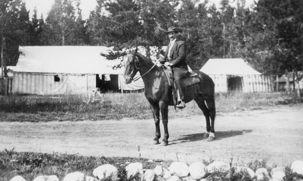 Berg Clark, Wylie Camp Dining Tents, Yellowstone National Park, Wyoming