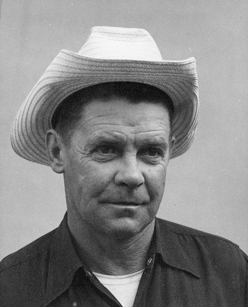 Portrait of Homer Wesley White, Bozeman, Montana