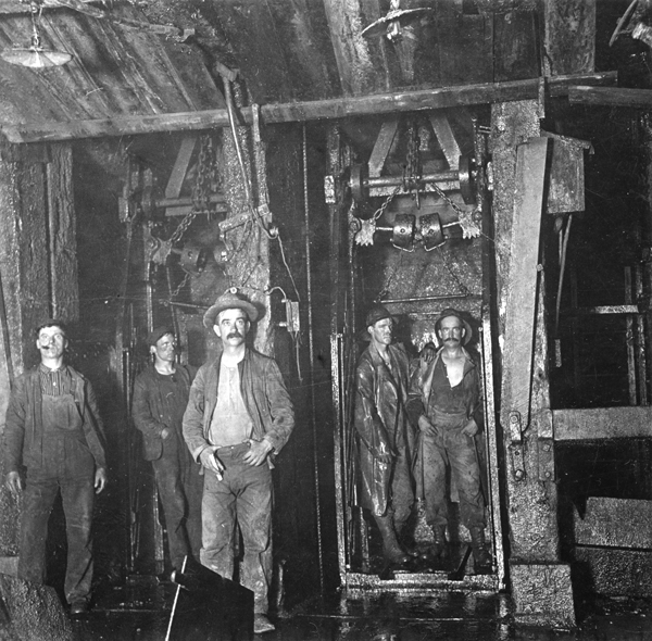 Shaft Station, 1600 ft. Level in Original Mine, Butte, Montana