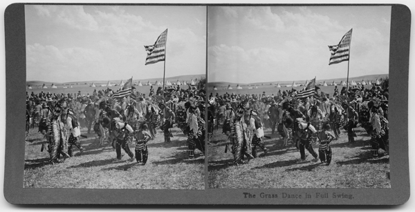 The Grass Dance in Full Swing, Blackfeet Indian Reservation, Montana