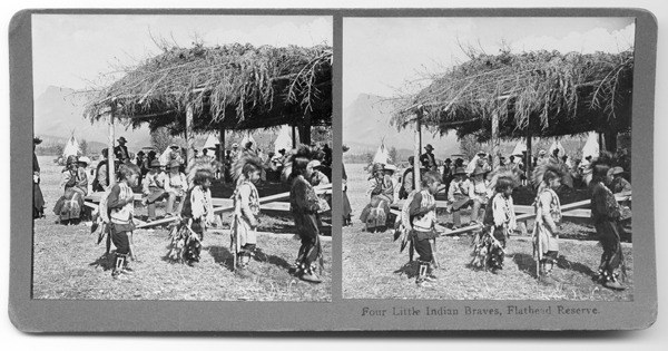 Four Little Indian Braves, Flathead Indian Reservation, Montana