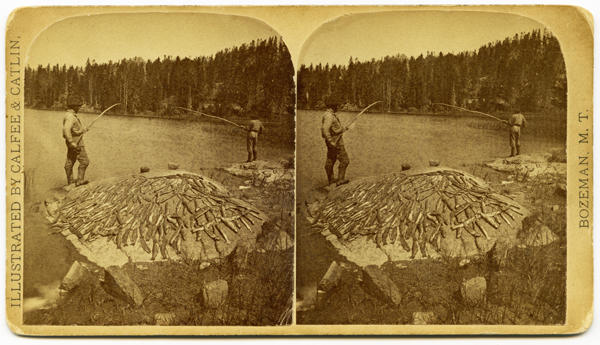 Fishing in the Park, Yellowstone National Park, Wyoming Territory