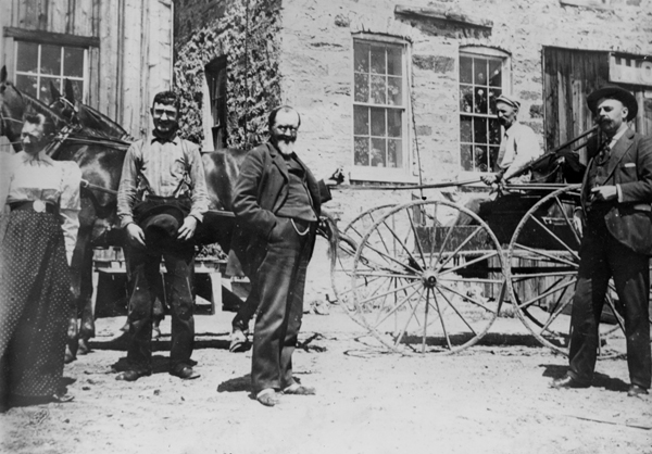 Mr. Tanner and George Dier, Red Bluff, Montana