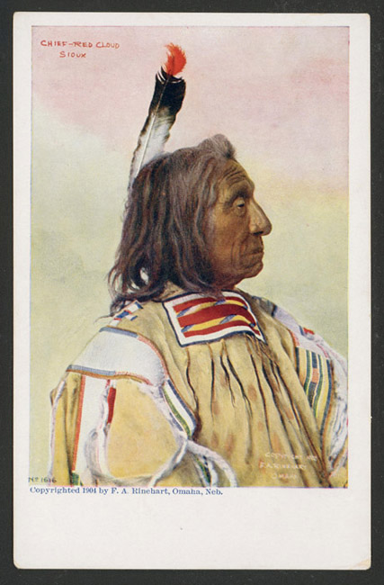 Sioux Chief Red Cloud, Unknown Location