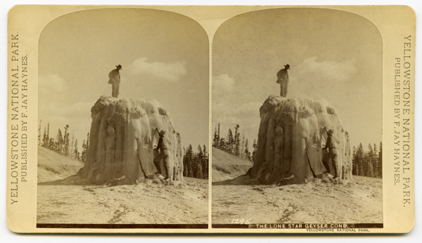 Lone Star Geyser Cone, Yellowstone National Park, Wyoming Territory