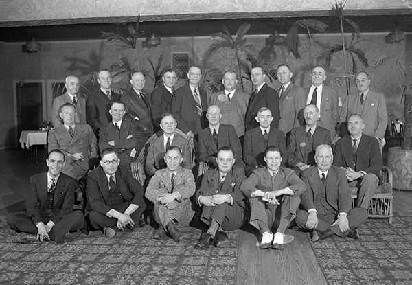 Group Portrait of the Bozeman Chamber of Commerce Members, Bozeman, Montana