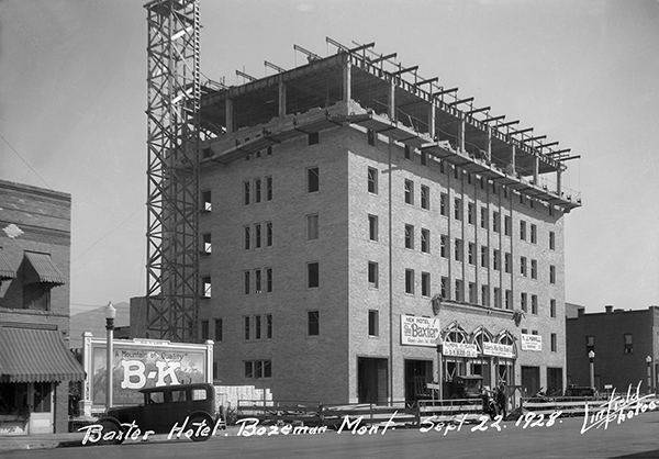 Baxter Hotel Under Construction, Bozeman, Montana